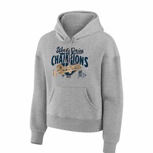 Fanatics Gray Los Angeles Dodgers World Series Champions Pullover Hoodie